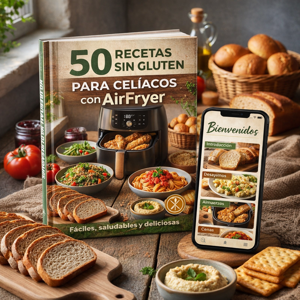 50 Recetas sin Gluten para celíacos con tu AirFyer 🥖🍞